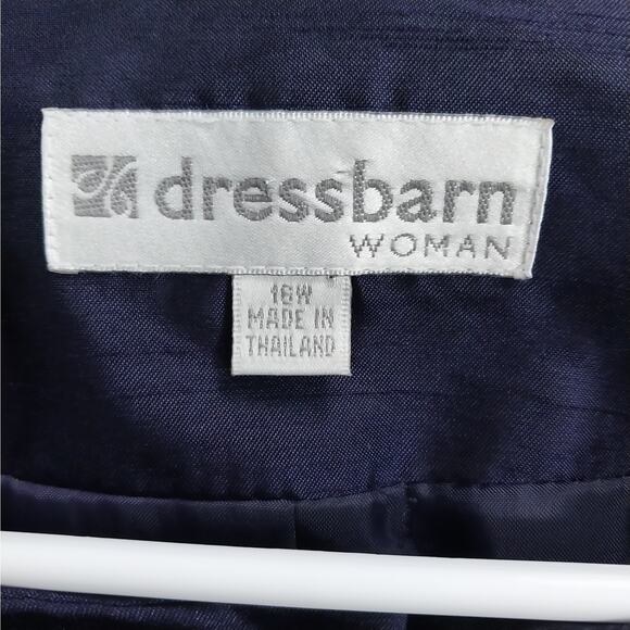 DRESSBARN! GORGEOUS PERIWINKLE BLUE/PURPLE 2 PC JACKET & SKIRT SUIT! SZ 16W - Picture 10 of 12